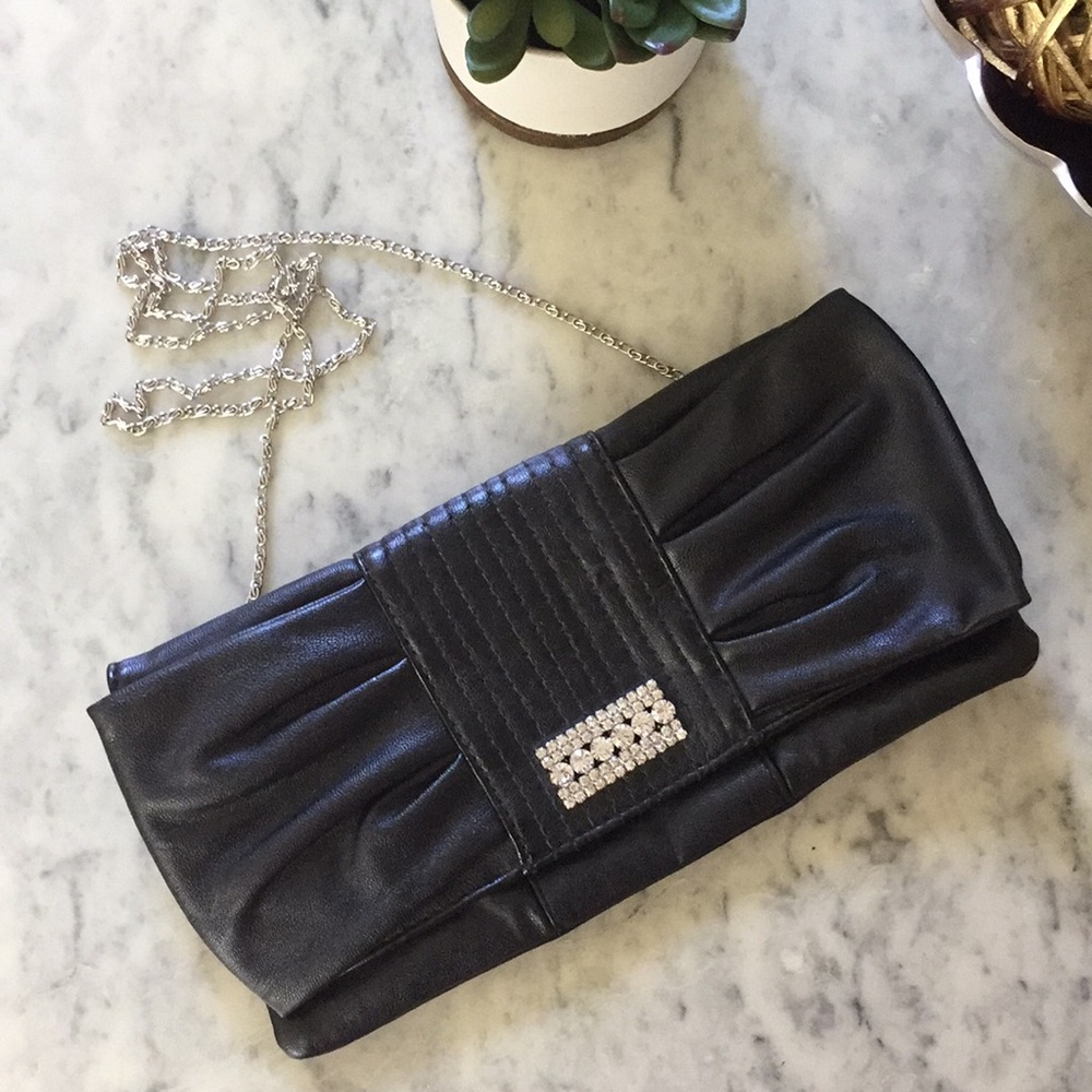 Black evening purse
